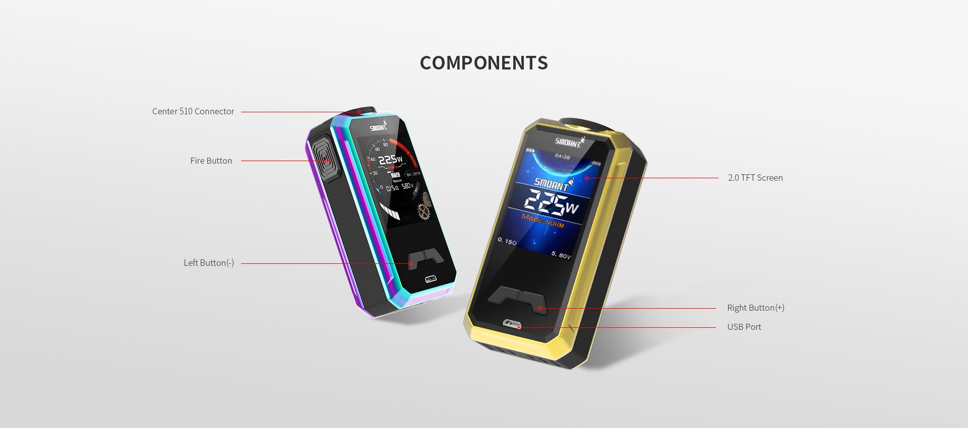 CHARON MINI-The Best little 225W Upgrade TC Mod Vape