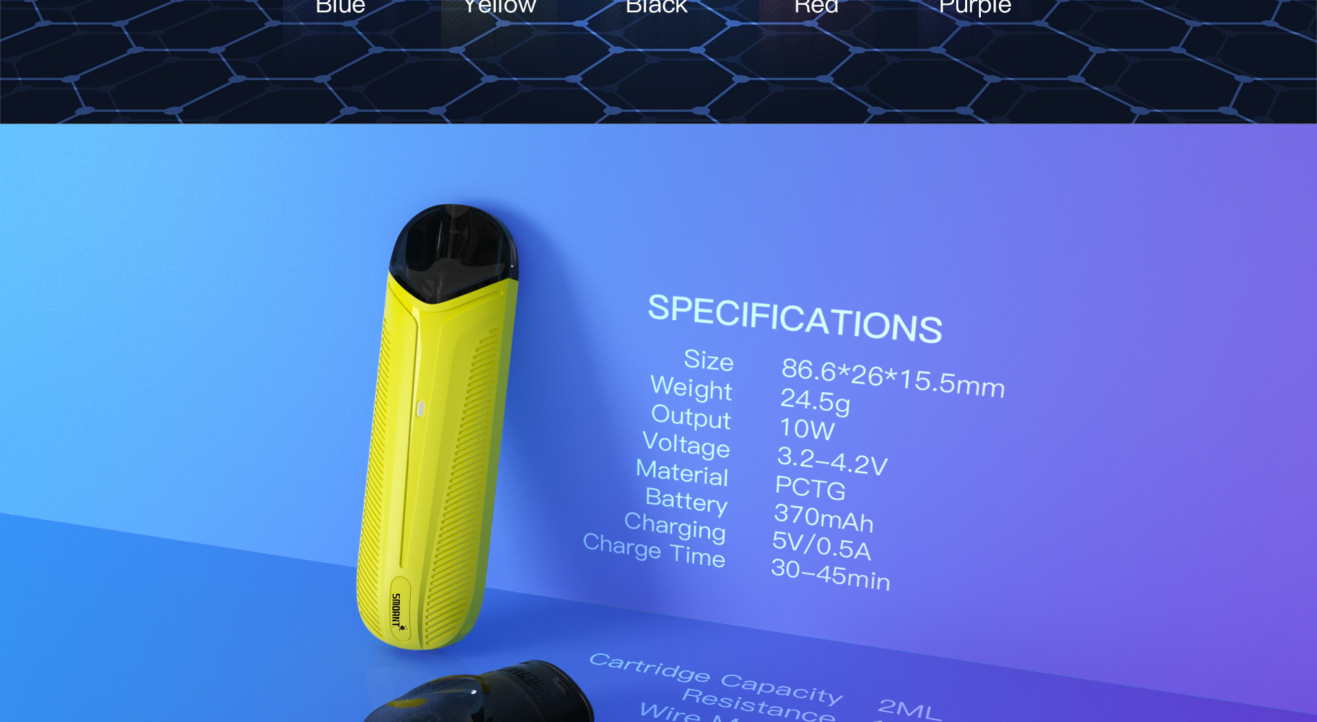 VIKII POD VAPE SPECIFICATION