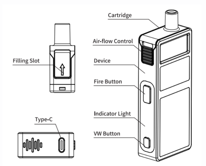 pasito mini Product Concept Drawing