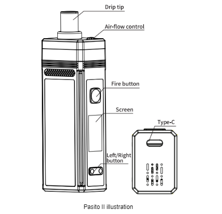 smoant pasito 2 pod mod illustration